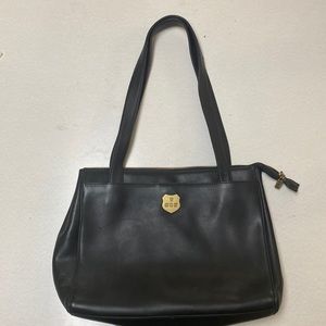 Purse, Ralph Lauren, Shoulder Style, Black